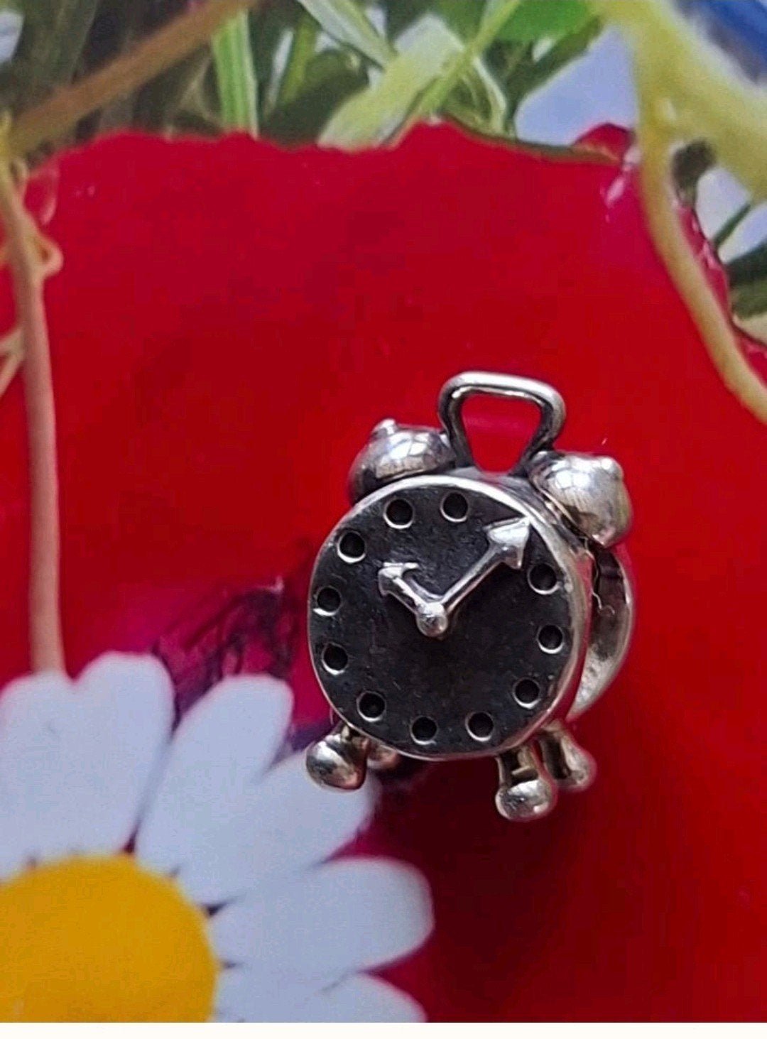 Pandora klokje ( wekkertje), Pandora, Ophalen of Verzenden, Zo goed als nieuw, 1 bedel
