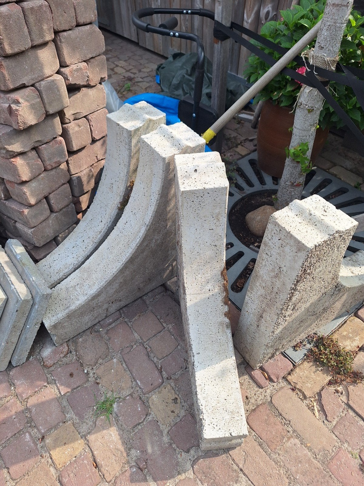Boomkrans van beton voor boom of plant, Ophalen, Gebruikt, Minder dan 30 cm, Rond