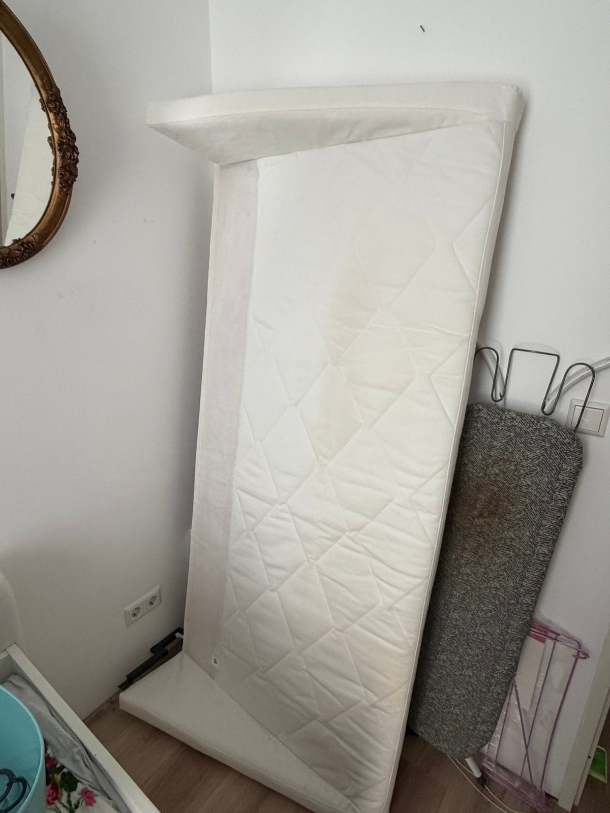 Hoofdbord Ikea Arbäcka gratis, Huis en Inrichting, Gebruikt, Tweepersoons, 180 cm, 190 cm of minder