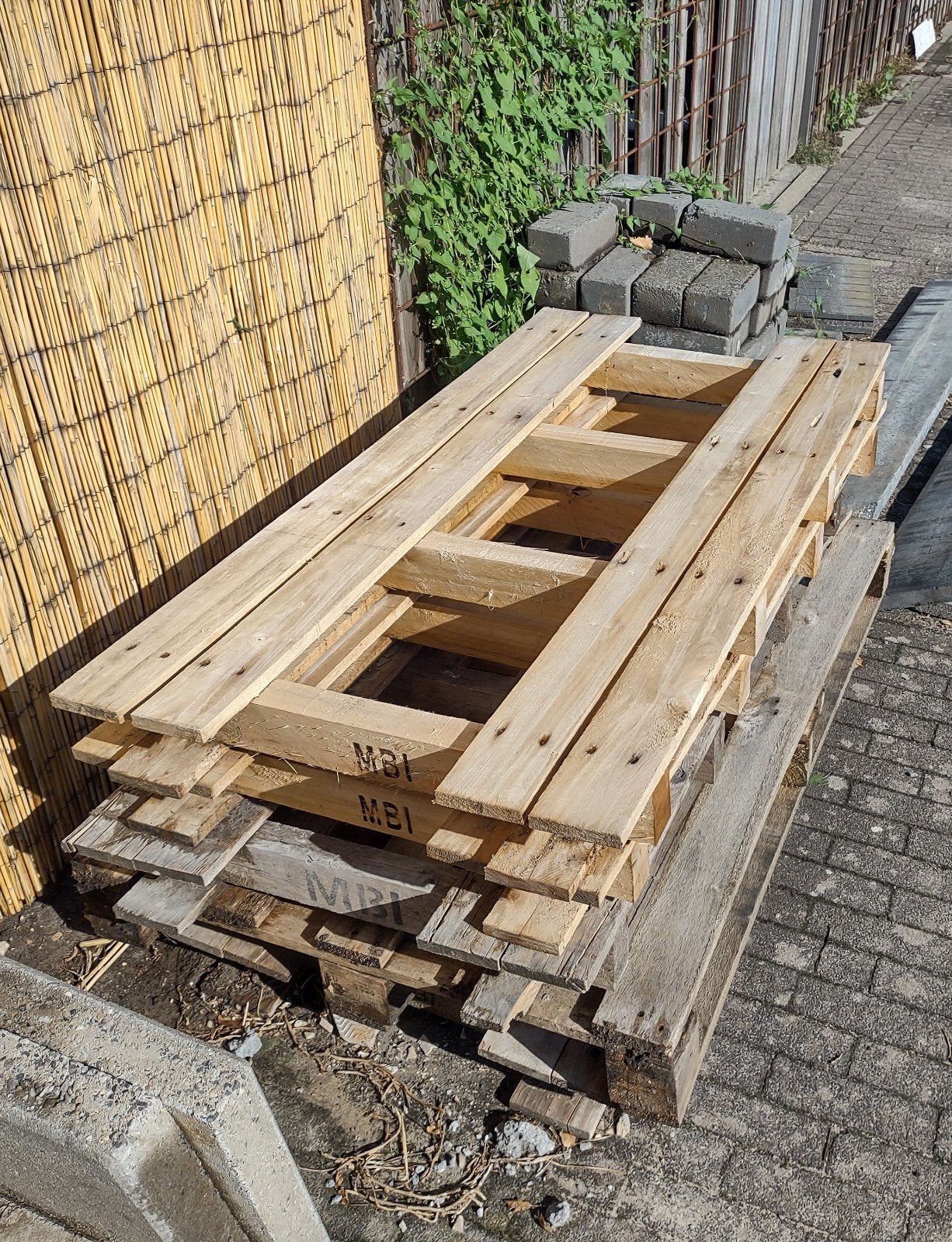 pallets gratis af te halen, Ophalen, Overige houtsoorten, Minder dan 200 cm, Pallet