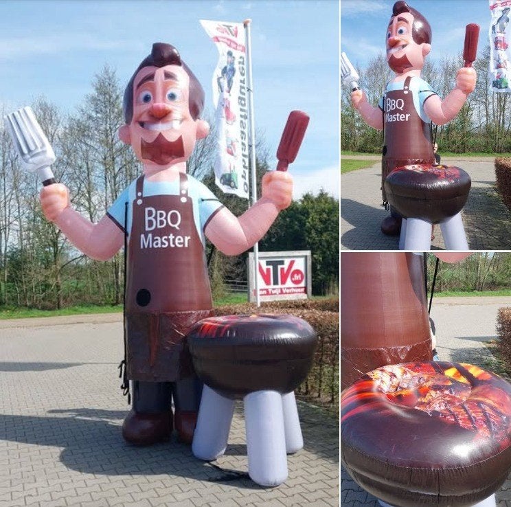 Opblaasbare BBQ Master - 4m hoog, 9114AG, Nieuw, Info@vtverhuur.nl, Ophalen of Verzenden