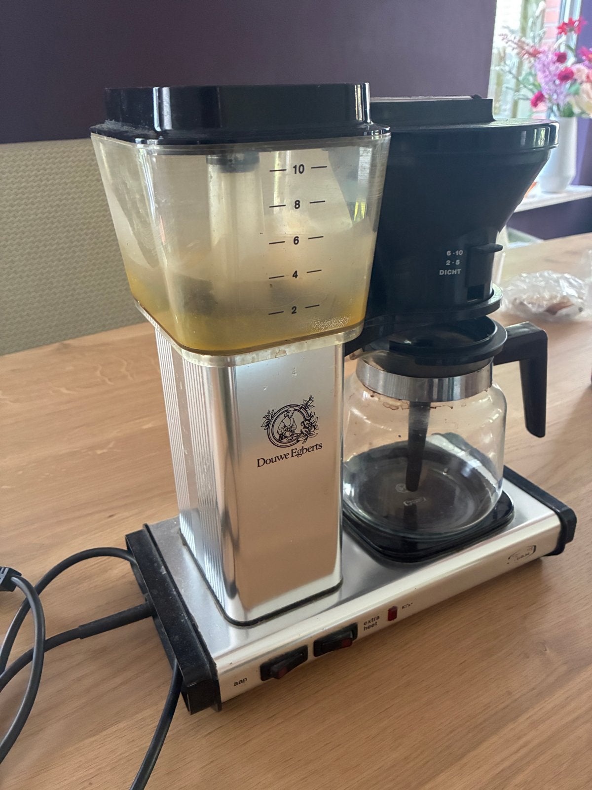 Technivorm Moccamaster Douwe Egberts Koffiezetapparaat, Ophalen, Gebruikt, 10 kopjes of meer, Koffiemachine