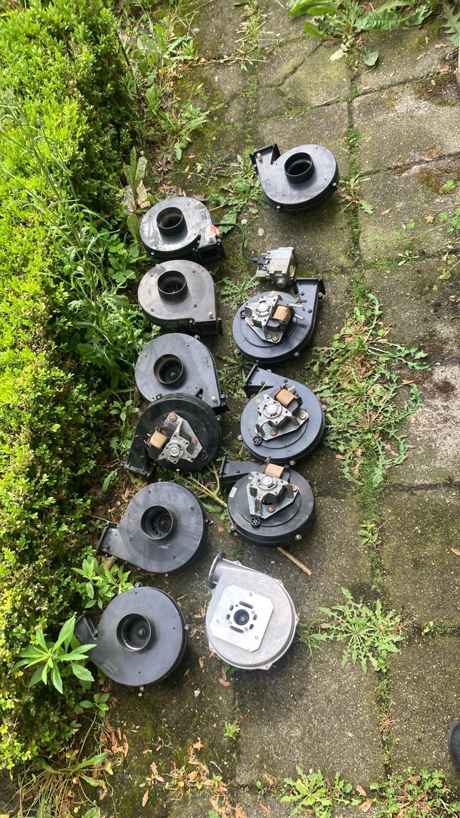 Partij CV onderdelen oa ventilatoren v onderdelen of export, Ophalen, Minder dan 60 cm, Cv-ketel of Combi-ketel, Minder dan 30 cm