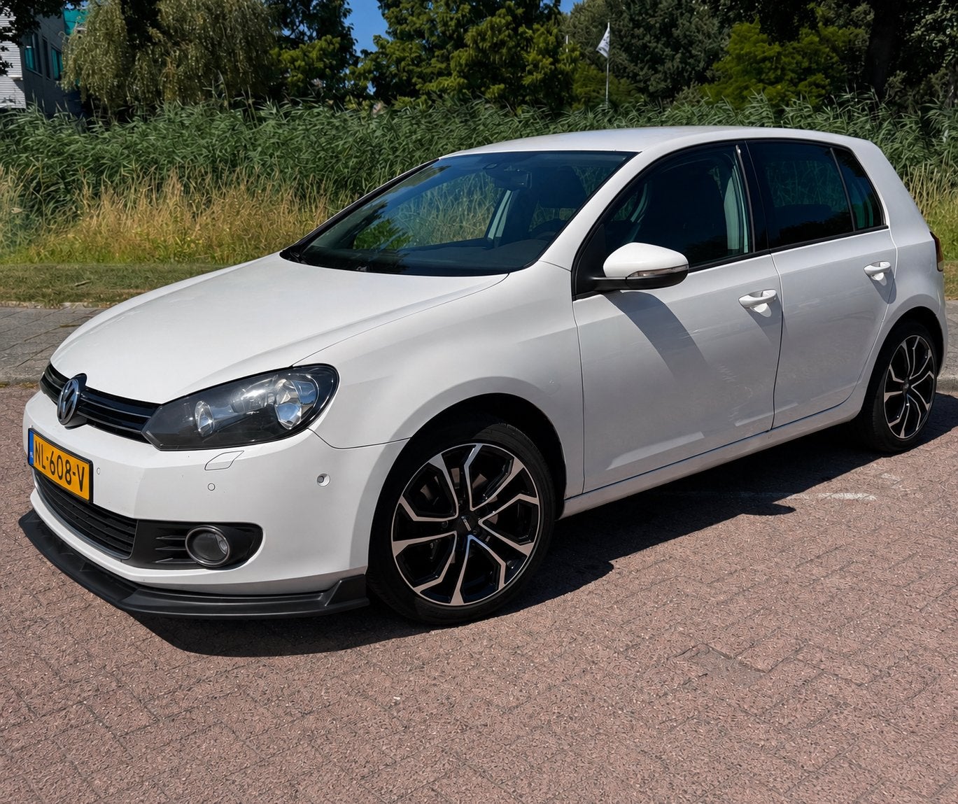 Volkswagen Golf 6 1.4 TSI highline 2010, Zwart, 4 cilinders, Alcantara, Parkeersensor