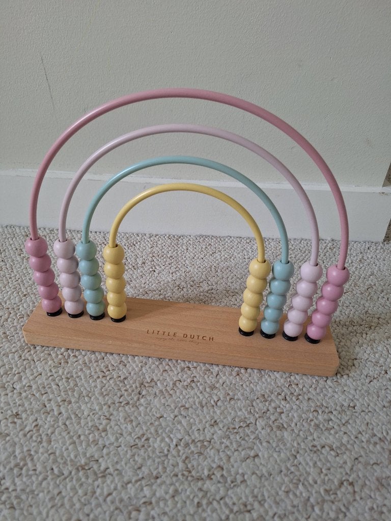 Regenboog telraam Little Dutch, Kinderen en Baby's, Ophalen, Zo goed als nieuw, Overige typen