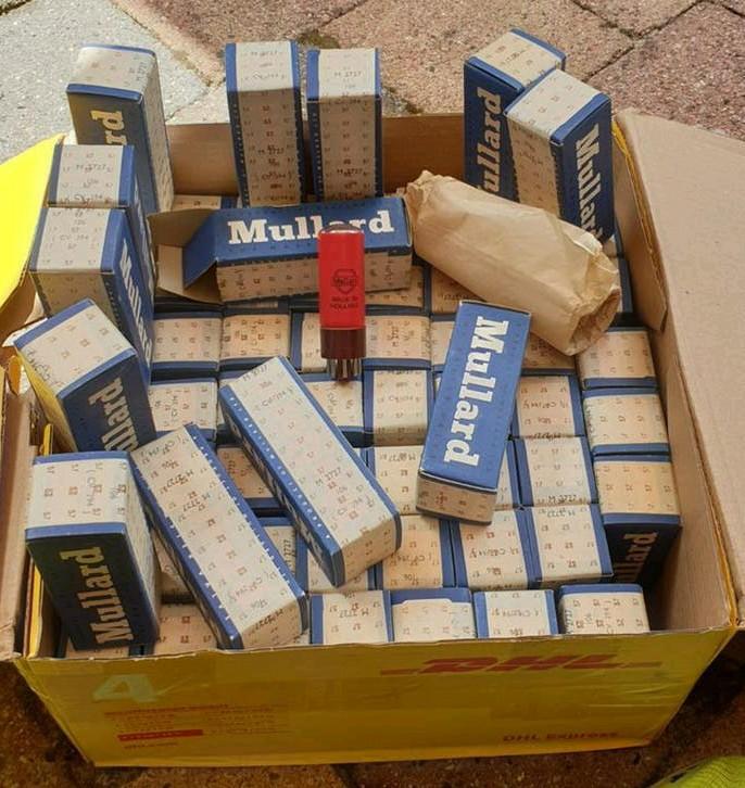 Grote partij Nos Mullard EM34 radiobuizen (Philips), Ophalen of Verzenden