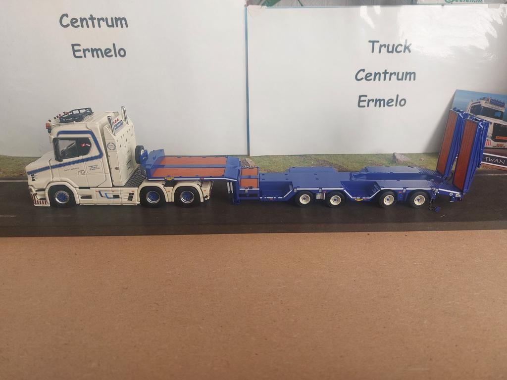 Twan bierings  Scania Torpedo met dieplader en certificaat, Ophalen of Verzenden, Nieuw, Bus of Vrachtwagen, Wsi