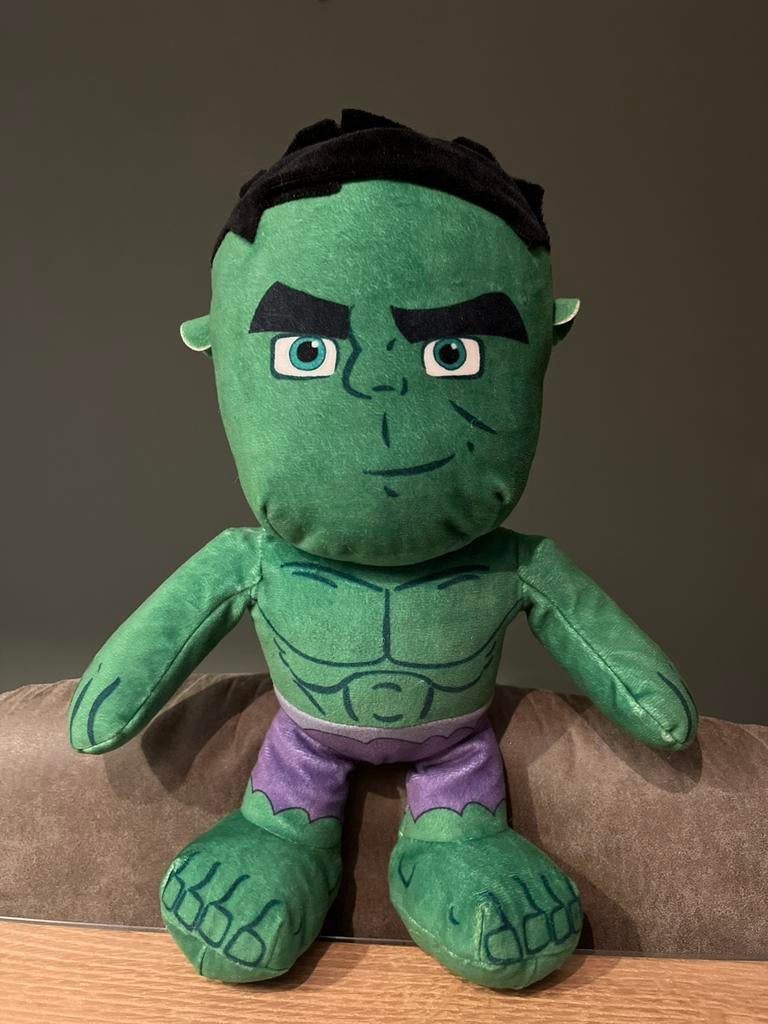 Gave knuffel Hulk Marvel 35cm, Ophalen of Verzenden, Zo goed als nieuw, Overige typen
