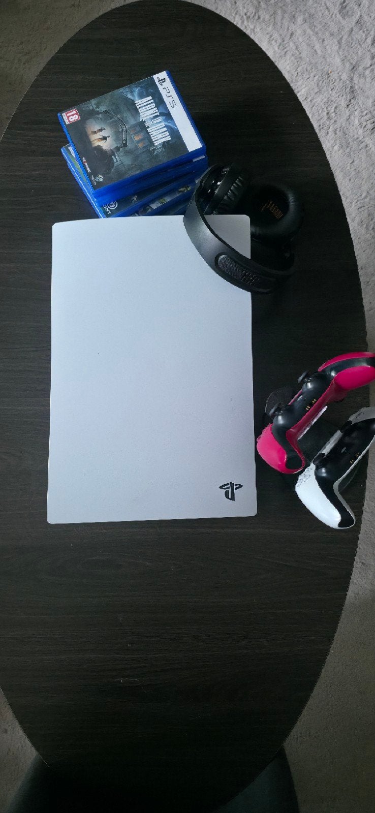 PS5 Disc Edition met 5 games en extra controller, Spelcomputers en Games, Games | Sony PlayStation 5, Ophalen of Verzenden, Zo goed als nieuw