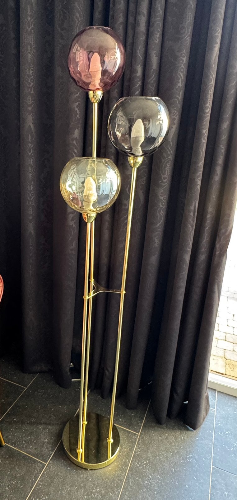 Unieke schemerlamp, Huis en Inrichting, Lampen | Vloerlampen, Ophalen, Gebruikt, 100 tot 150 cm