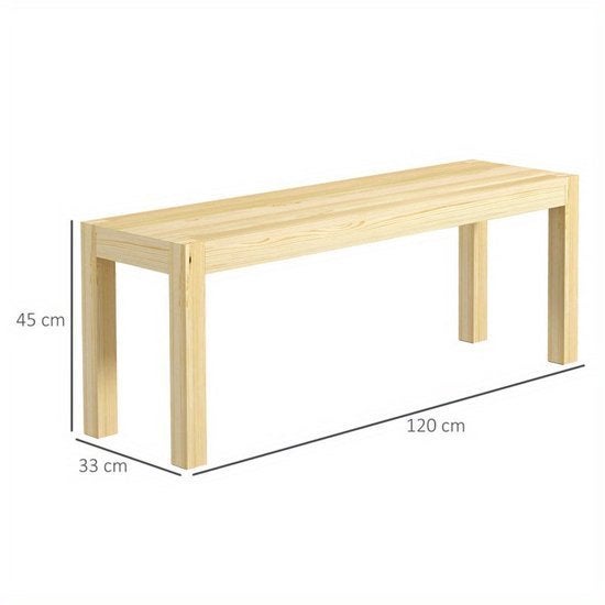 Rustieke Houten Bank – Eetkamerbank – Halbank – Keukenbank, Corvance B.V., Verzenden, Nieuw, Corvancebol@gmail.com