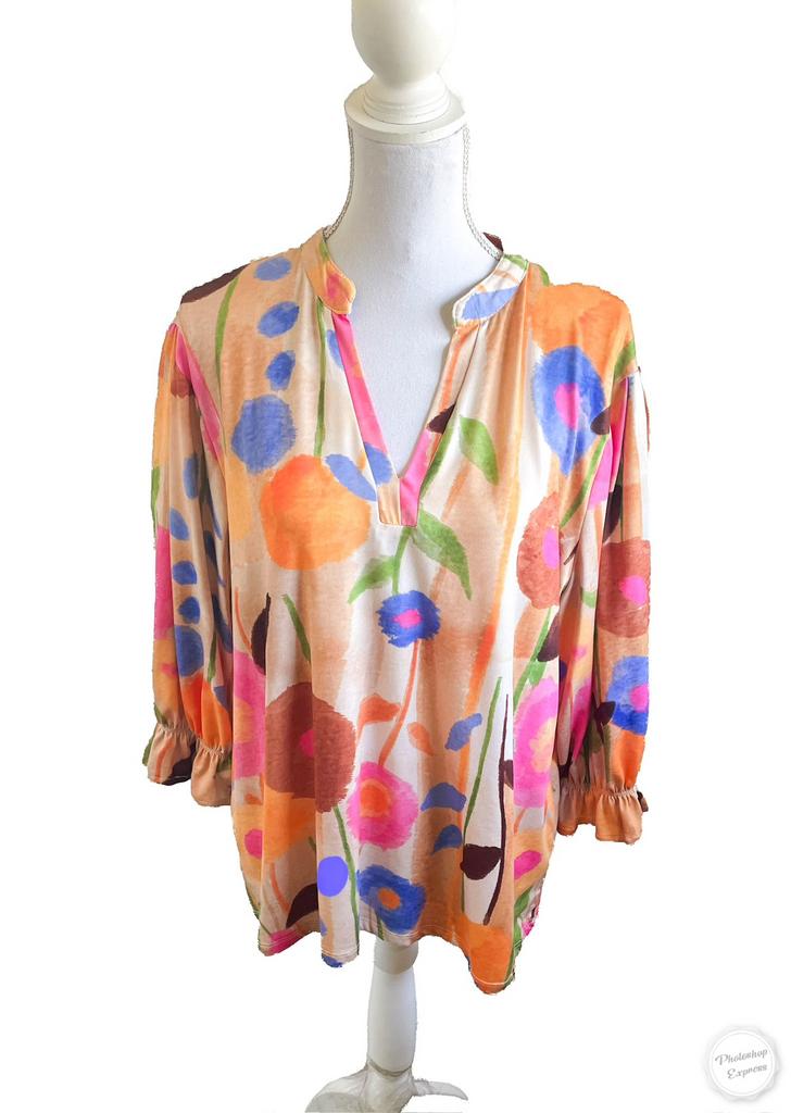 Mooie top van Savinni 44, Overige kleuren, Zo goed als nieuw, Shirt of Top, Ophalen of Verzenden