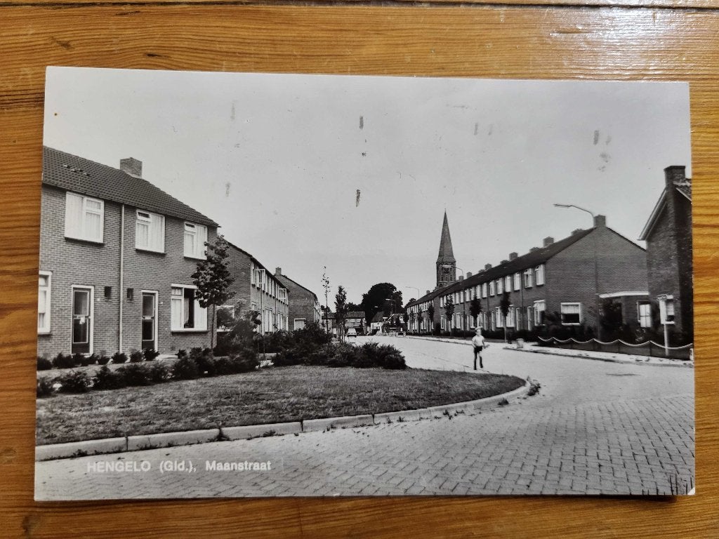ansicht HENGELO Maanstraat, Verzamelen, Ophalen of Verzenden, Voor 1920, Gelderland