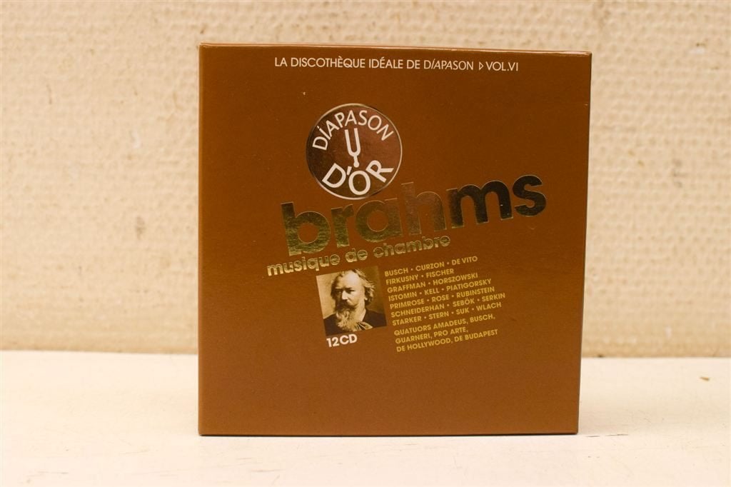 12 stuks cd Brahms misiQue de chambre 44623, Ophalen of Verzenden, Gebruikt