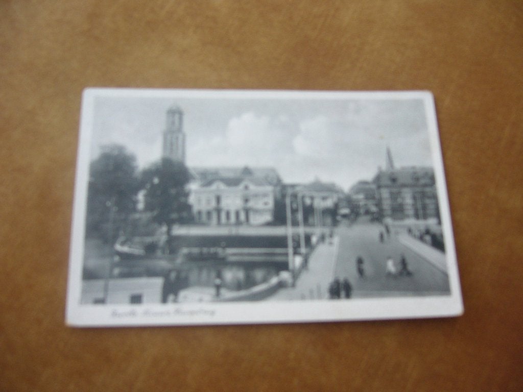 ZWOLLE  =  NIEUWE HAVENBRUG  1943, Verzamelen, Ansichtkaarten | Nederland, Ophalen of Verzenden, 1940 tot 1960, Gelopen, Overijssel