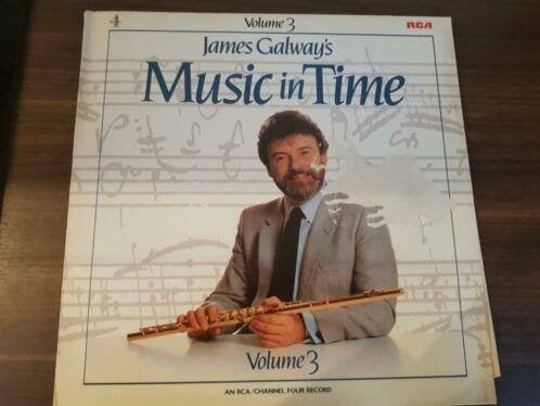 James Galway ‎– James Galway's Music In Time volume 3, Ophalen of Verzenden, Zo goed als nieuw, 12 inch, LP