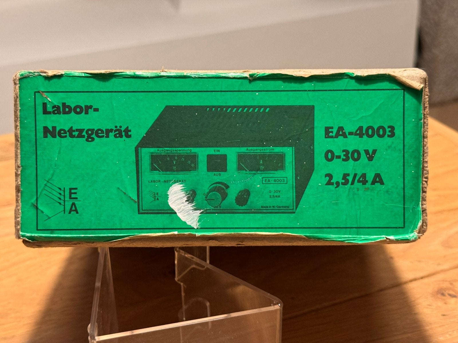 EA-4003 regelbare laboratoriumvoeding 0-30V 4A, Doe-het-zelf en Verbouw, Meetapparatuur, Ophalen of Verzenden, Gebruikt