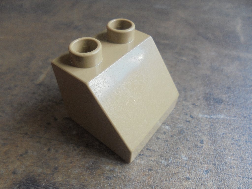 Lego Duplo Brick 2x2x1,5 Slope 45 (zie foto's), Ophalen of Verzenden, Gebruikt, Losse stenen, Duplo