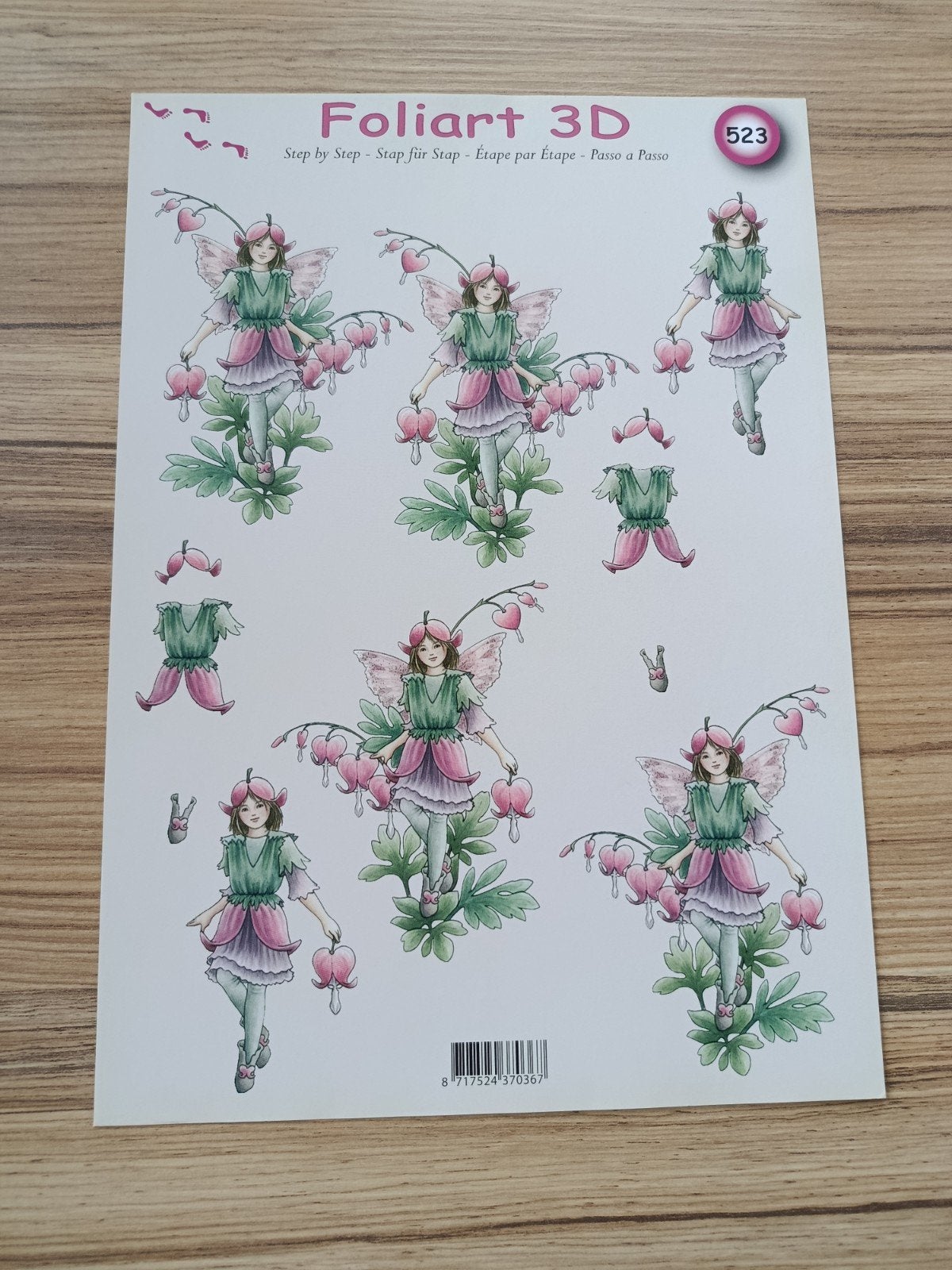 Plant met Engel Knipvellen,, Hobby en Vrije tijd, Ophalen of Verzenden, Nieuw, Natuur, Knipvel