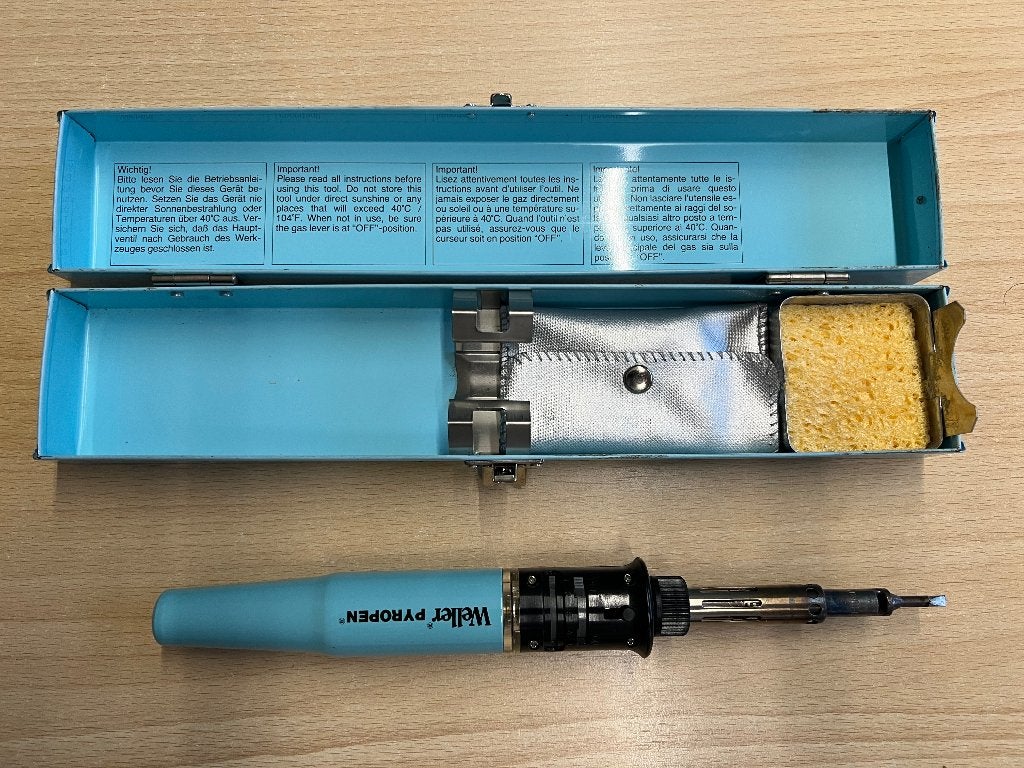 Weller Pyropen soldeerbout, gassoldeerbout, Ophalen of Verzenden