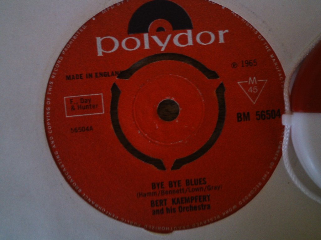 bert kaempfert - bye bye blues 18jun, Originele persing, Ophalen of Verzenden, Zo goed als nieuw, Wereldmuziek