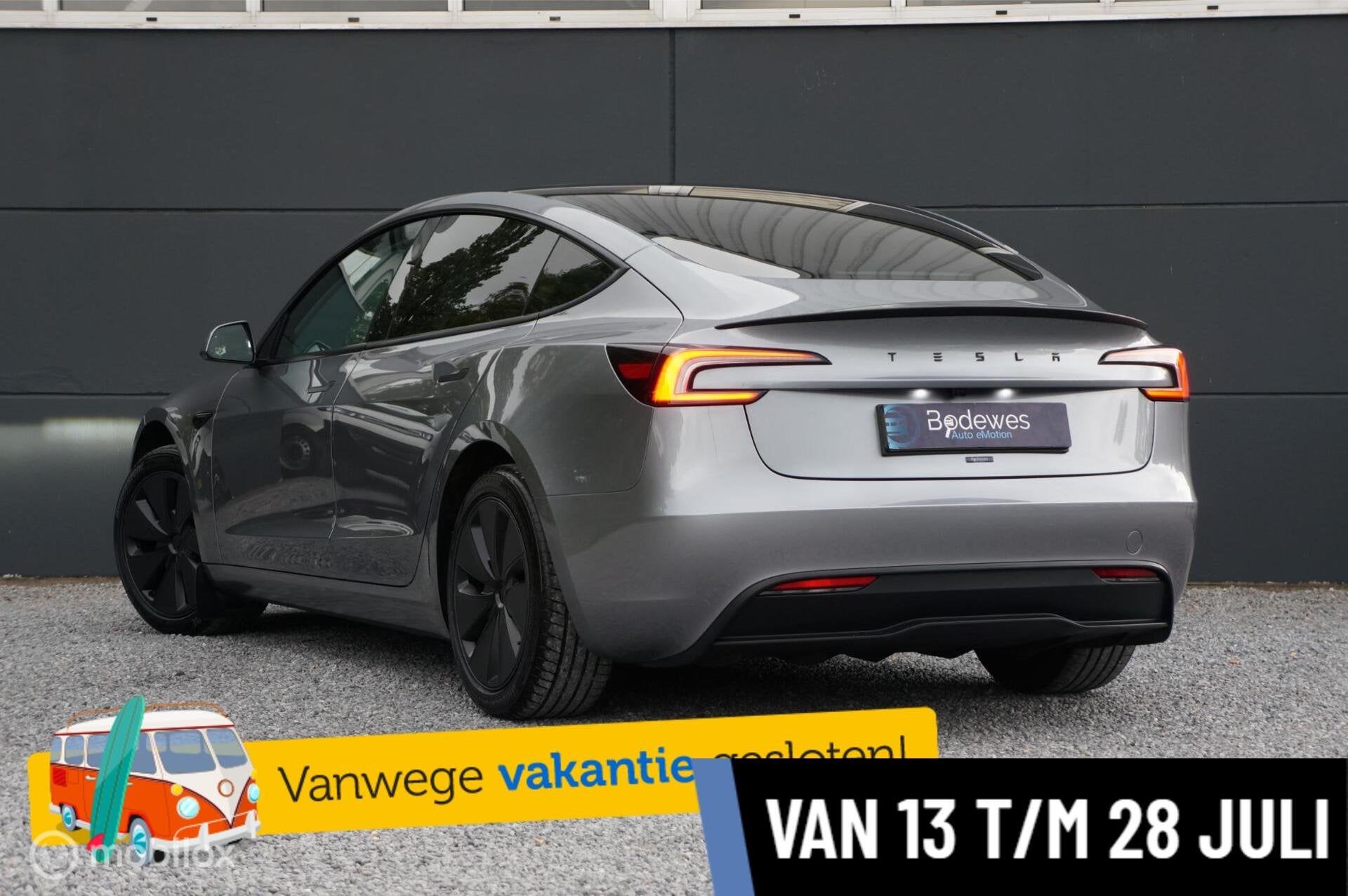 Tesla Model 3 Premium Long Range RWD 78 kWh FSD Pan Garantie, Auto's, Automaat, Achterwielaandrijving, Gebruikt, Zwart
