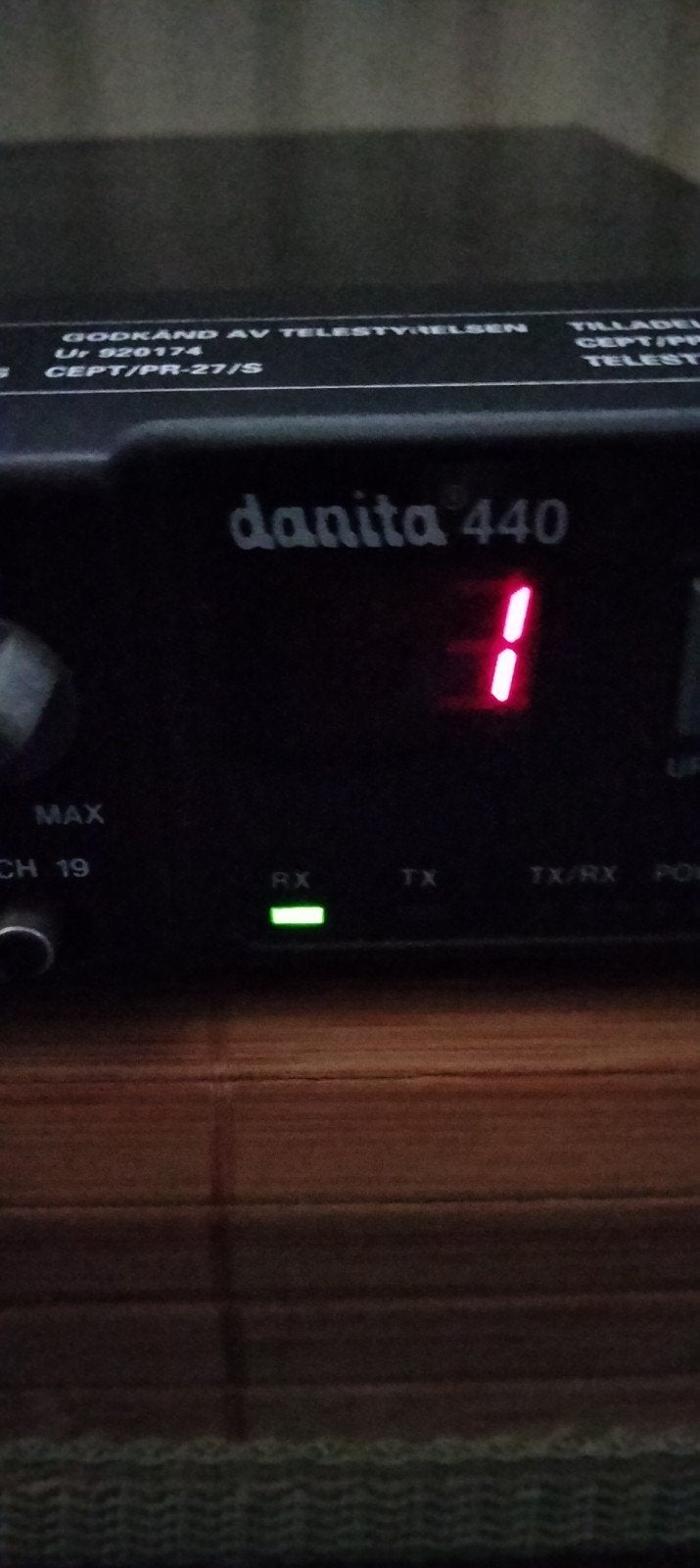 mobiele 27 mc bak  danita 440  !!€25 !!, Telecommunicatie, Ophalen, Gebruikt, Zender en Ontvanger