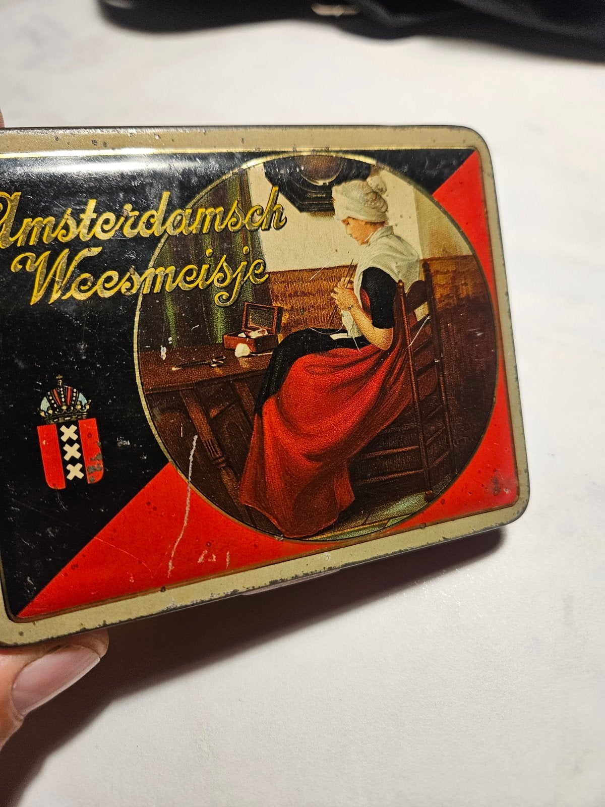 amsterdamsch weesmeisje sigarenblik, Ophalen of Verzenden, Zo goed als nieuw, Overige