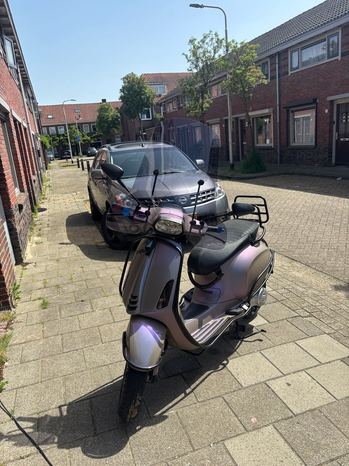Vespa Sprint Scooter -Opaca beige Rose  - 1e eigenaar, Fietsen en Brommers, Scooters | Vespa, Ophalen, Vespa S, Zo goed als nieuw