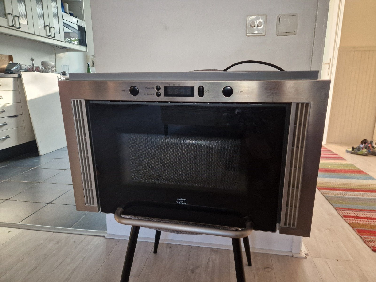 ikea Whirlpool Combimagnetron - Inbouw, Witgoed en Apparatuur, Ophalen, Gebruikt, 60 cm of meer, Magnetron