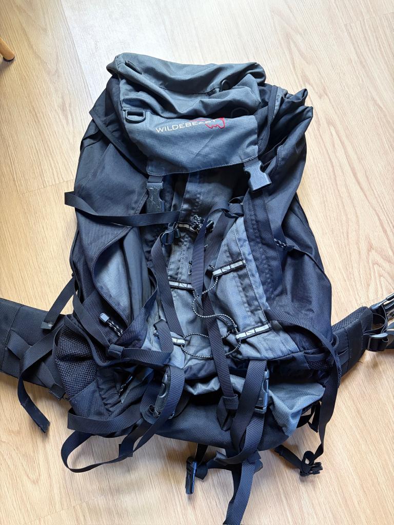 Rugzak Wildebeast 60L, Ophalen, Zo goed als nieuw, Rugzak