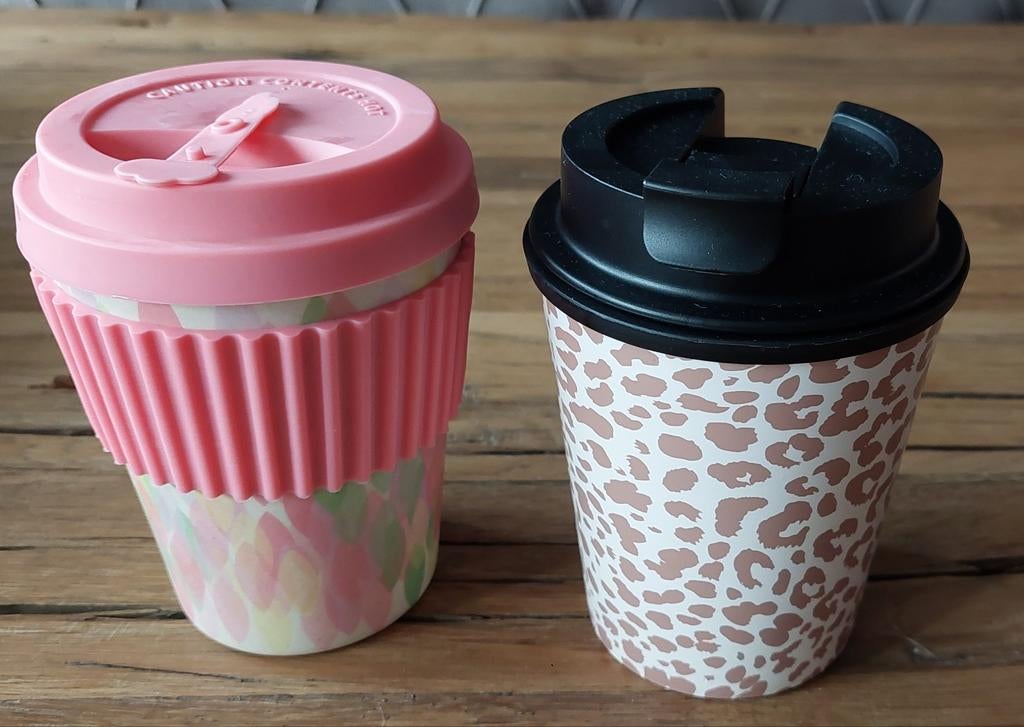 2 termo bekers voor koffie of thee, Ophalen of Verzenden, Nieuw, Overige materialen, Overige stijlen
