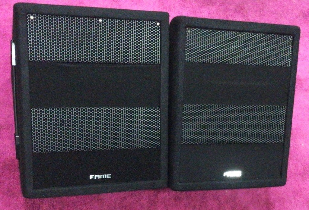 Set Fame Audio actieve Monitor SM-80A 8" 70 W RMS set van 2, Ophalen, Zo goed als nieuw, 60 tot 120 watt, Overige merken