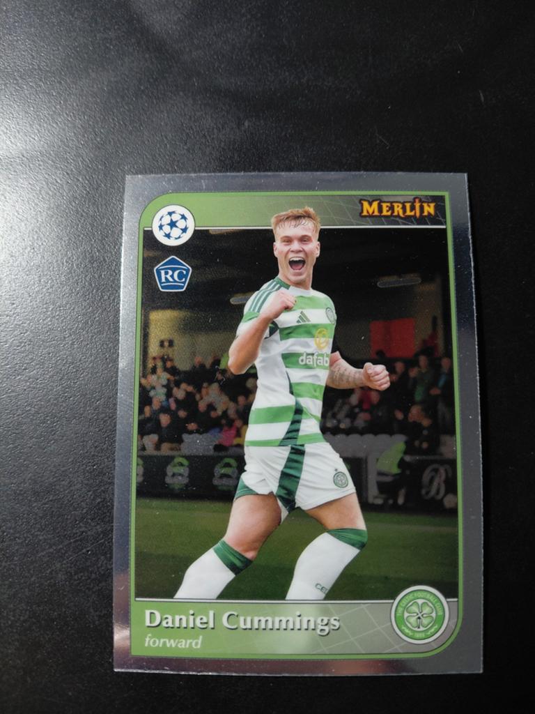 Daniel cummings ROOKIE (celtic) topps chrome merlin, Ophalen of Verzenden, Nieuw, Buitenlandse clubs, Spelerskaart