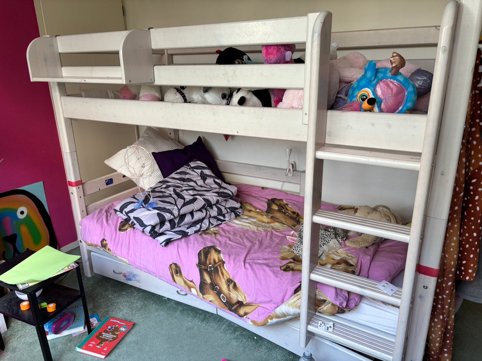 Flexa stapelbed 200*90, Ophalen, Gebruikt, Stapelbed