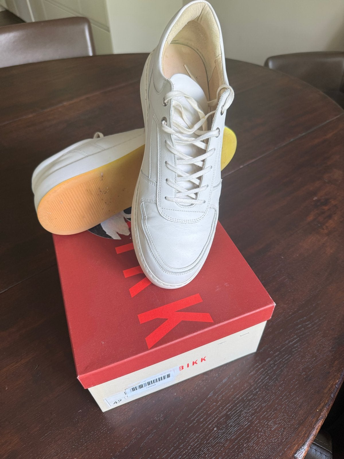 Nubikk sneakers maat 42, Wit, Ophalen of Verzenden, Sneakers of Gympen, Zo goed als nieuw
