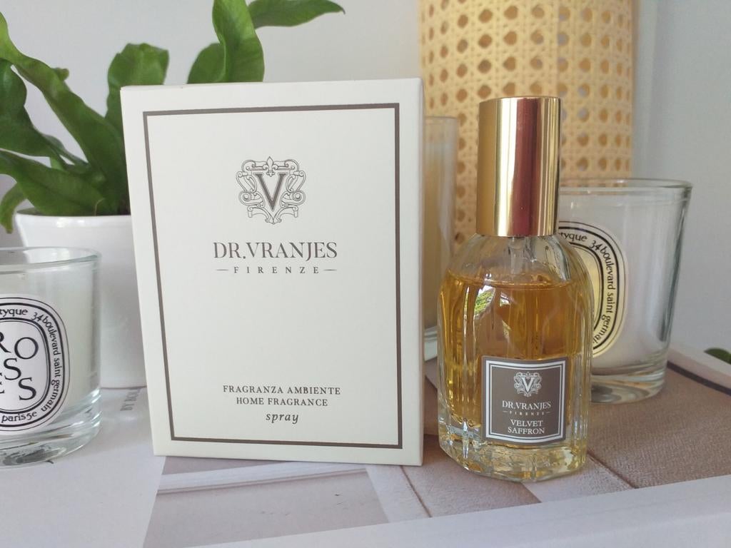 25 ML Dr. Vranjes Roomspray Velvet Saffron nu €14,99 *niche*, Ophalen of Verzenden, Nieuw