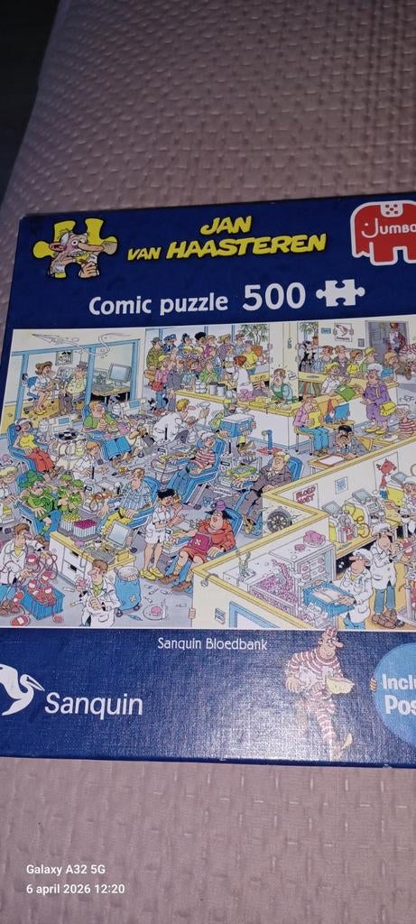 Jan van Haaster puzzel 500 stukjes, Ophalen of Verzenden, 500 t/m 1500 stukjes
