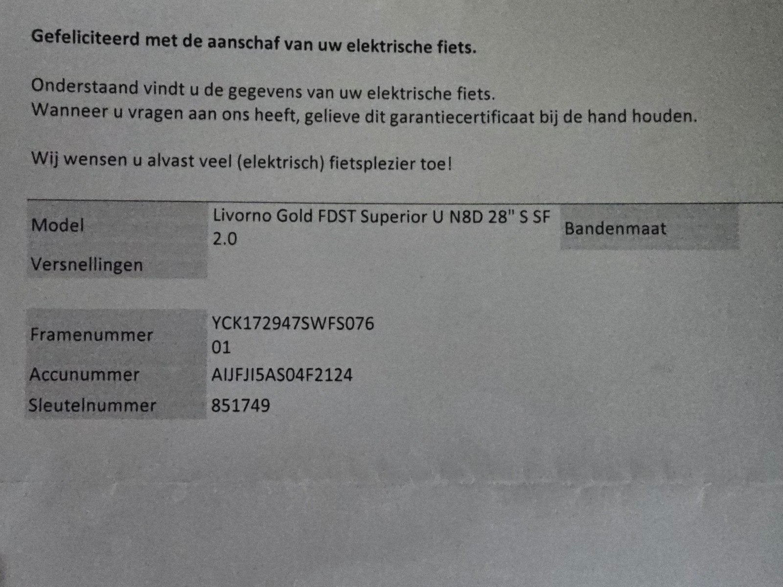Prachtige Stella Livorno Gold FDST S 522Wh 712KM Nieuwstaat!, Fietsen en Brommers, Ophalen