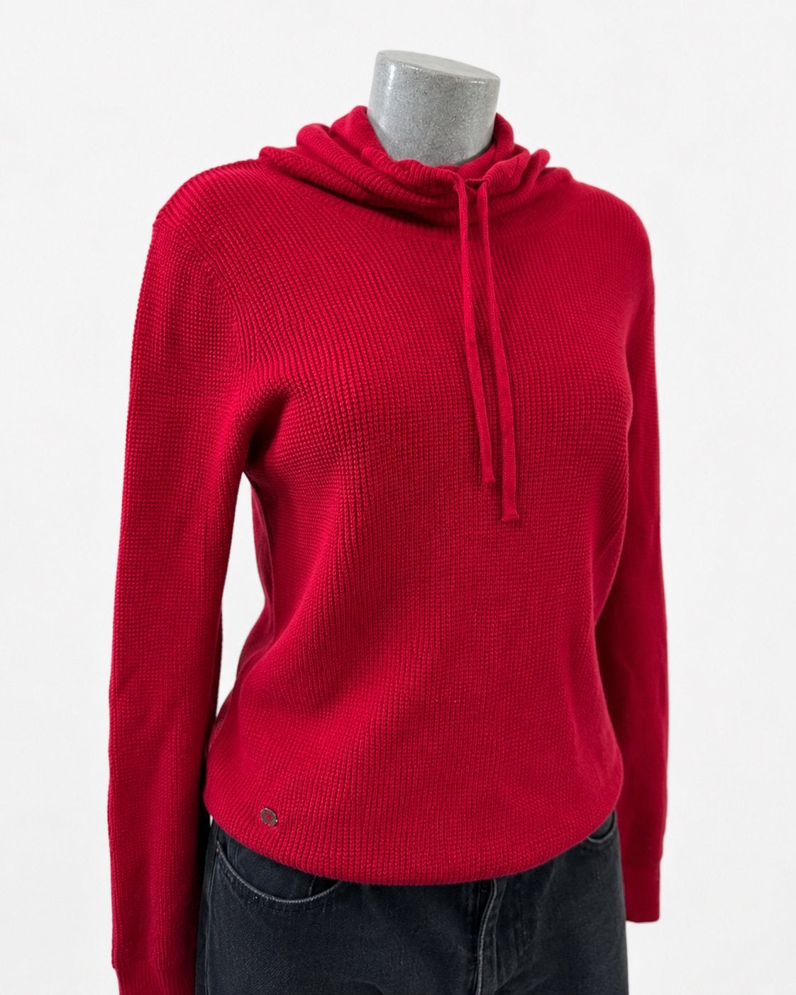 Lauren Ralph Lauren rode gebreide hoodie maat M, Ophalen of Verzenden, Zo goed als nieuw, Rood