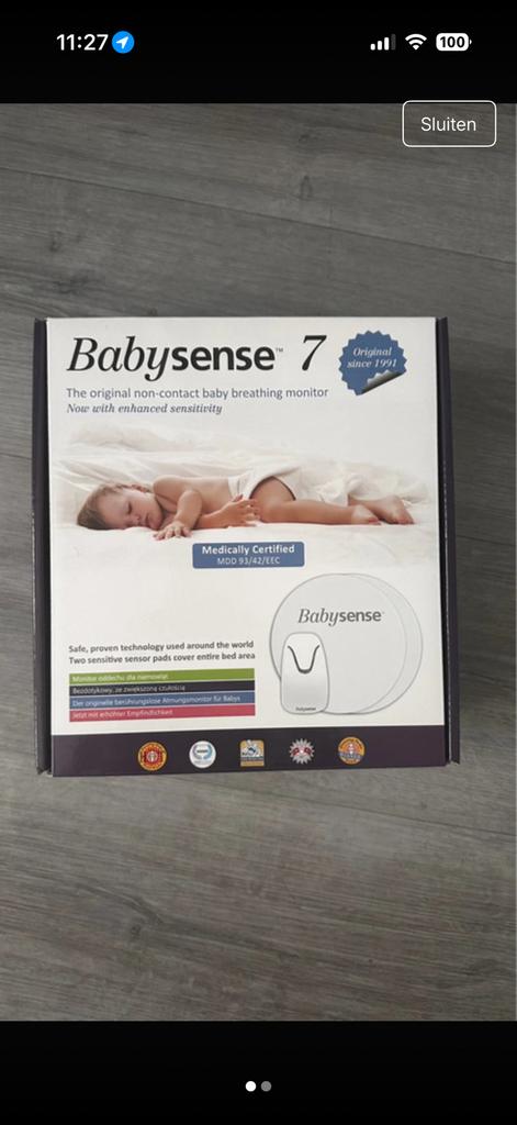 Babysense 7, Ophalen, Zo goed als nieuw, 250 meter of meer