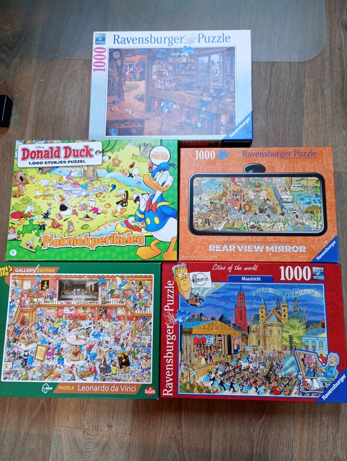 ravensburgerpuzzels, Ophalen, 500 t/m 1500 stukjes, Zo goed als nieuw