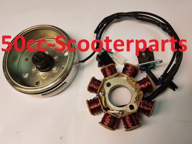 Ontsteking + Vliegwiel Agm Vx50 / Btc Riva 45km E4 31100-SQ5, Ophalen of Verzenden