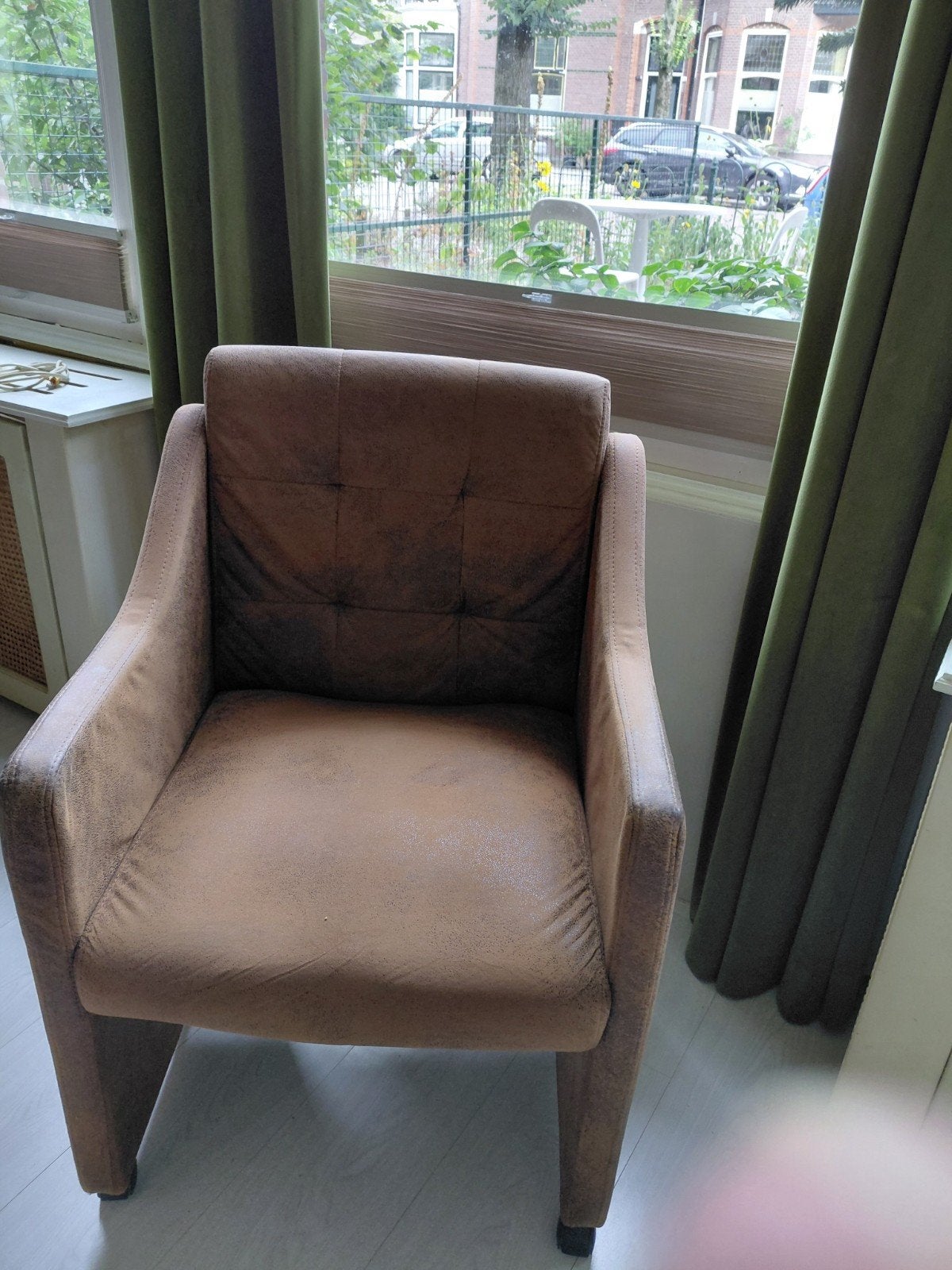 Eetkamerstoelen, Ophalen, Gebruikt, Minder dan 75 cm, Leer
