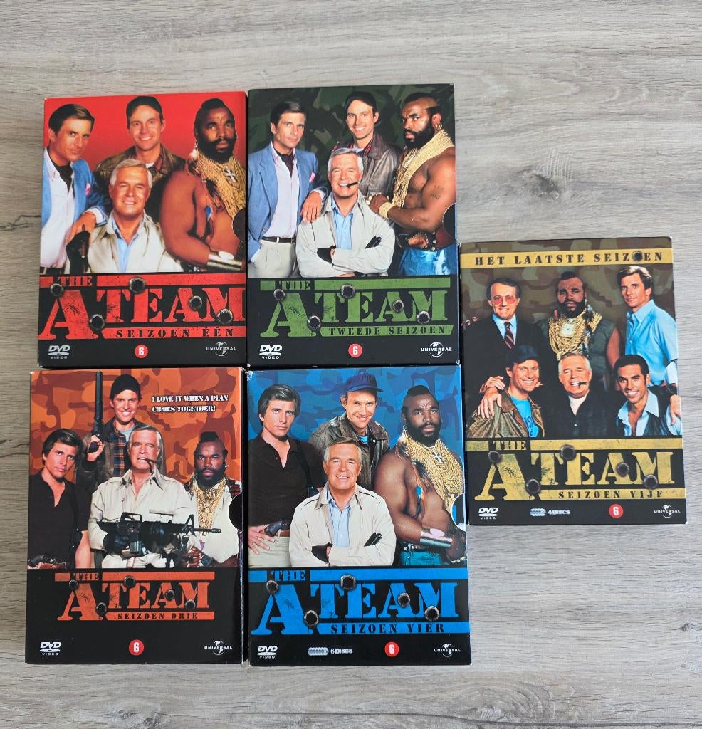 THE A TEAM dvd's te koop, Cd's en Dvd's, Dvd's | Actie, Ophalen, Boxset, Actie, Zo goed als nieuw