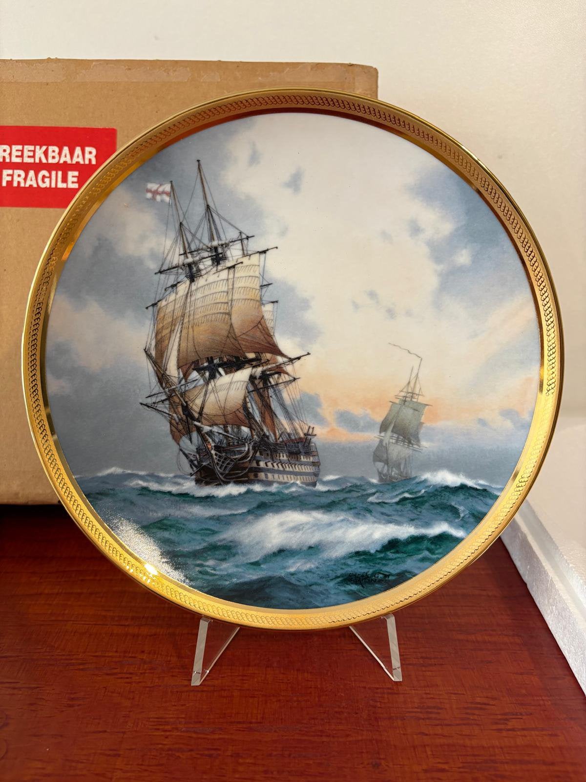 Wandbord #Victory Franklin Mint zeilschepen, Ophalen of Verzenden