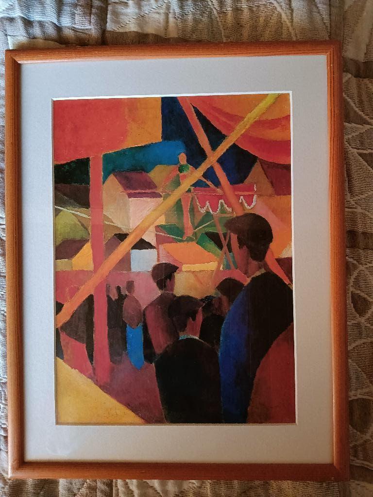 Seiltanzer van August Macke 1912 (schilderij), Ophalen of Verzenden