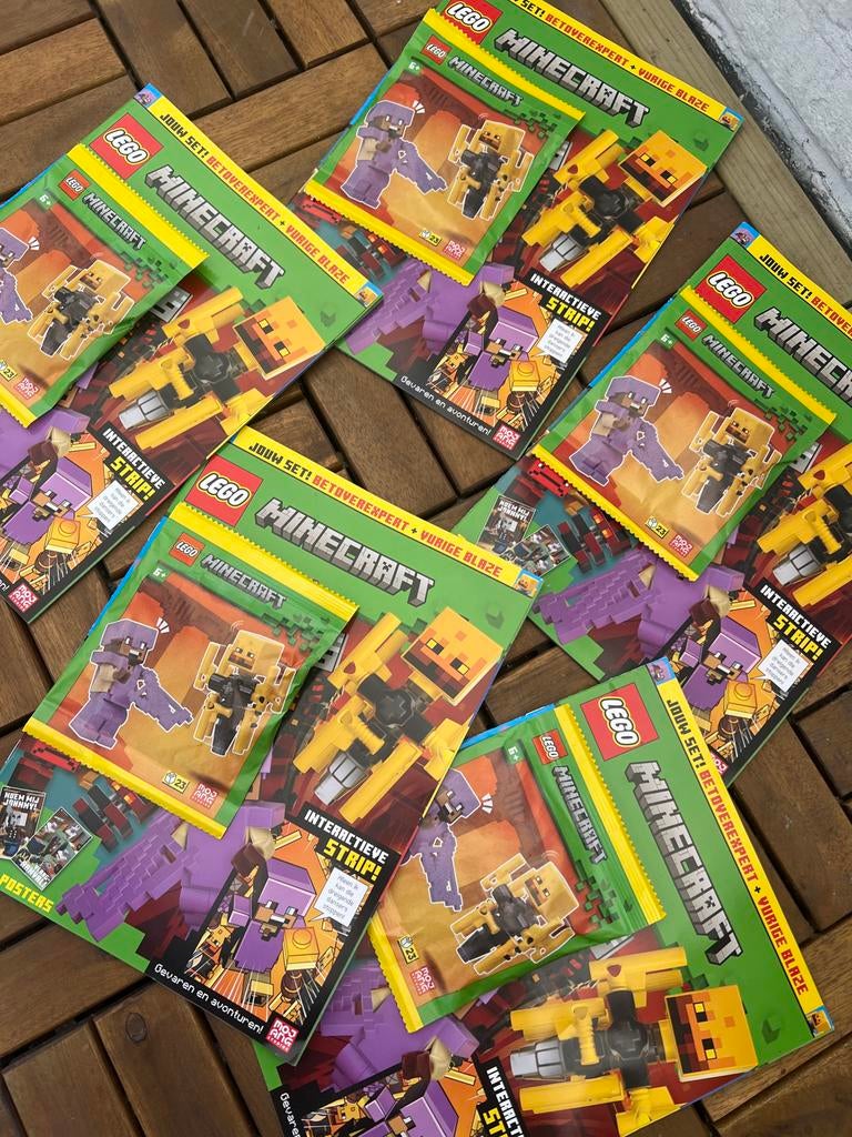 LEGO Minecraft met Betoverexpert + Vurige Blaze, Fantasie, LEGO, Nieuw, Meerkleurig