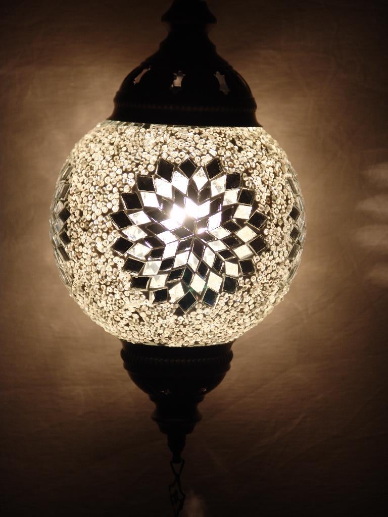 Diverse Oosterse hanglamp lamp Arabisch Turks glasmozaiek, 50 tot 75 cm, Oosters Arabisch 1001nacht Boho Ibiza Marrakech Marokkaans Turks