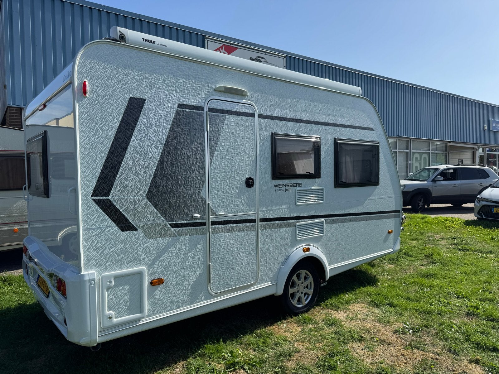 Weinsberg CaraTwo 390DQ HOT Edition 2020, Caravans en Kamperen, Luifel, 4 tot 5 meter, Tot en met 4, Bedrijf
